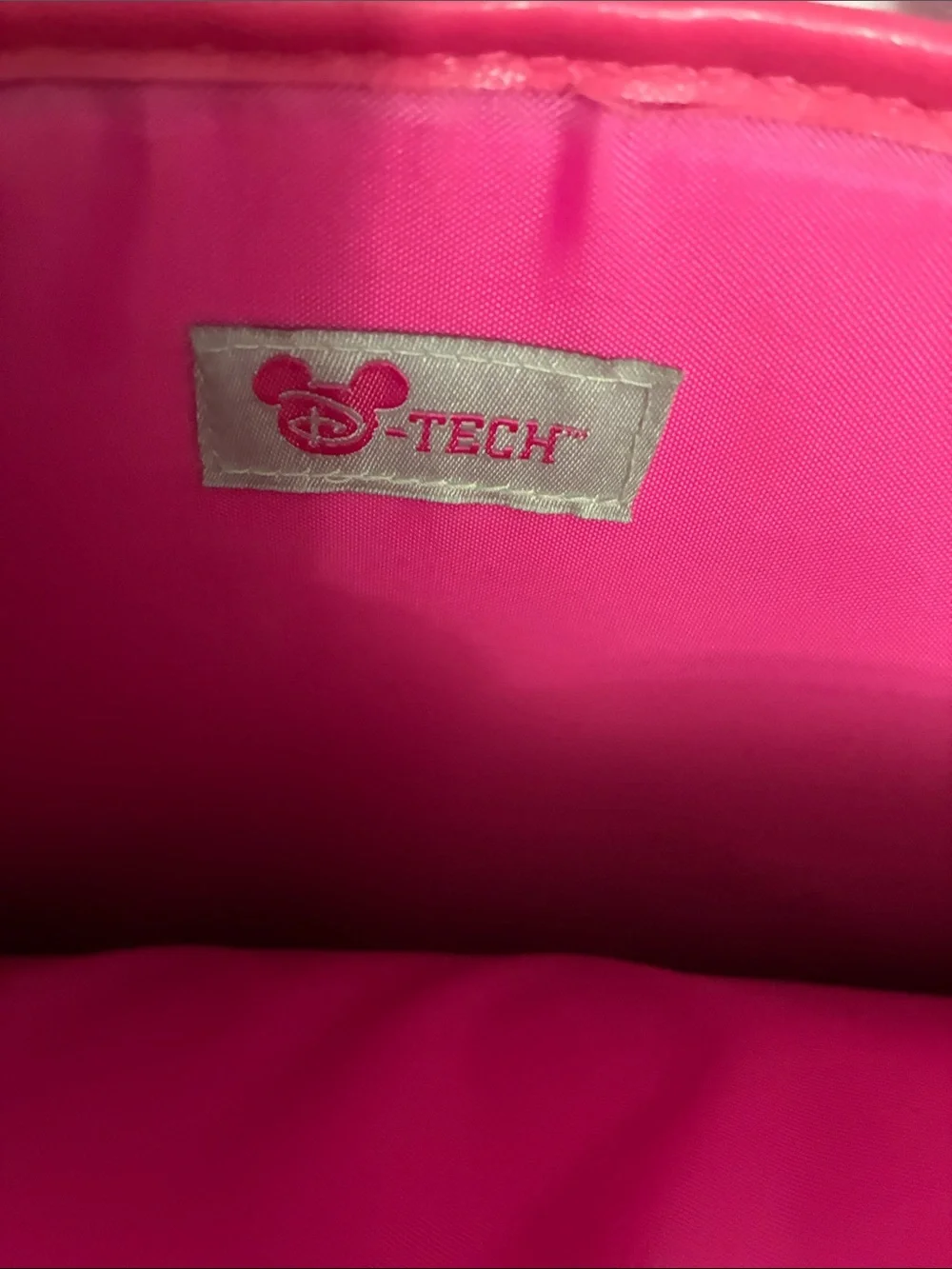 Disney Pink Quilted Laptop Tote Bag
